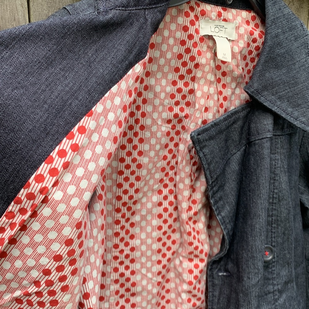 Loft Medium Denim Jacket!! - image 6